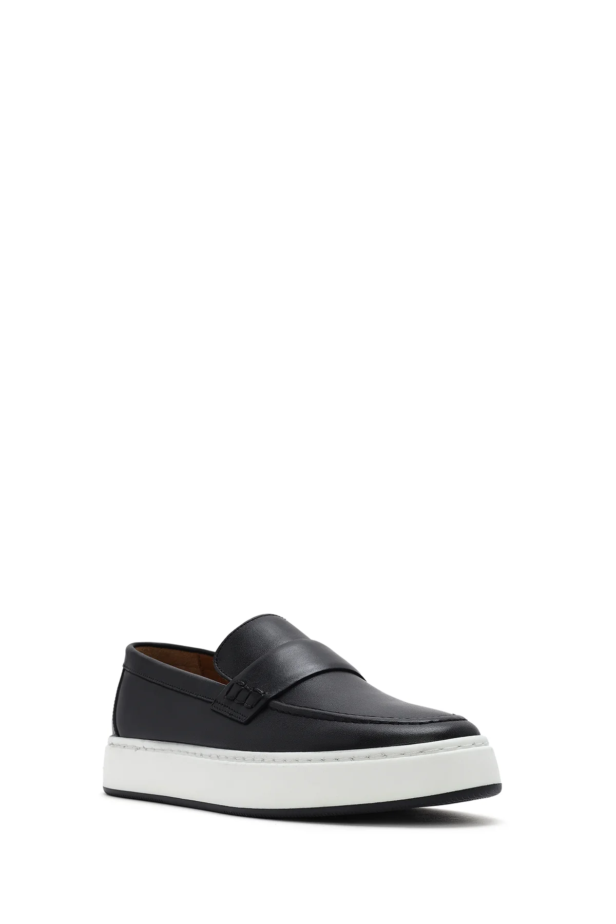 Erkek Siyah Deri Loafer - Image 7