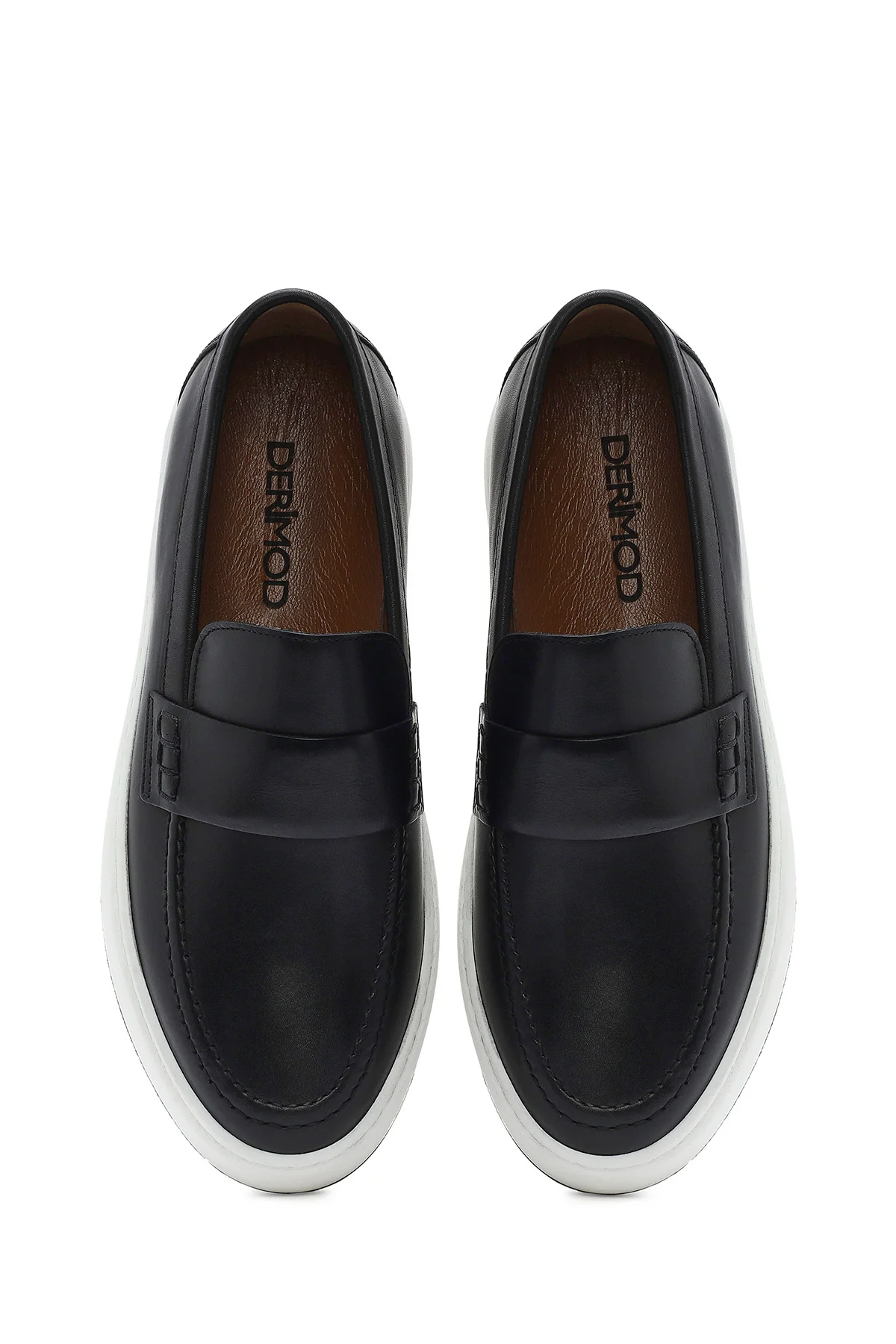 Erkek Siyah Deri Loafer - Image 8