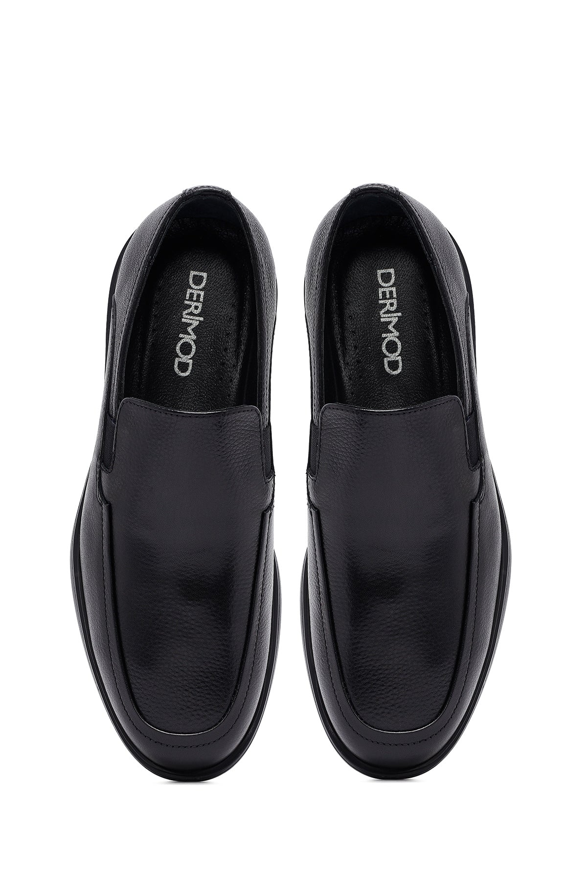 Erkek Siyah Deri Loafer - Image 7