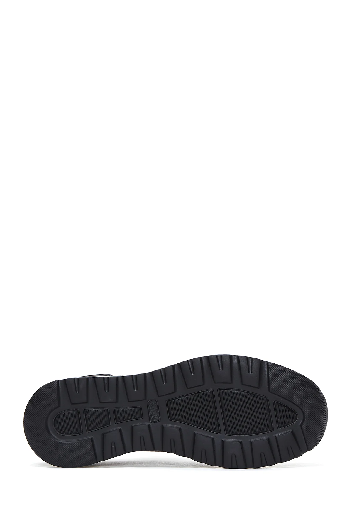 Erkek Siyah Deri Sneaker - Image 4