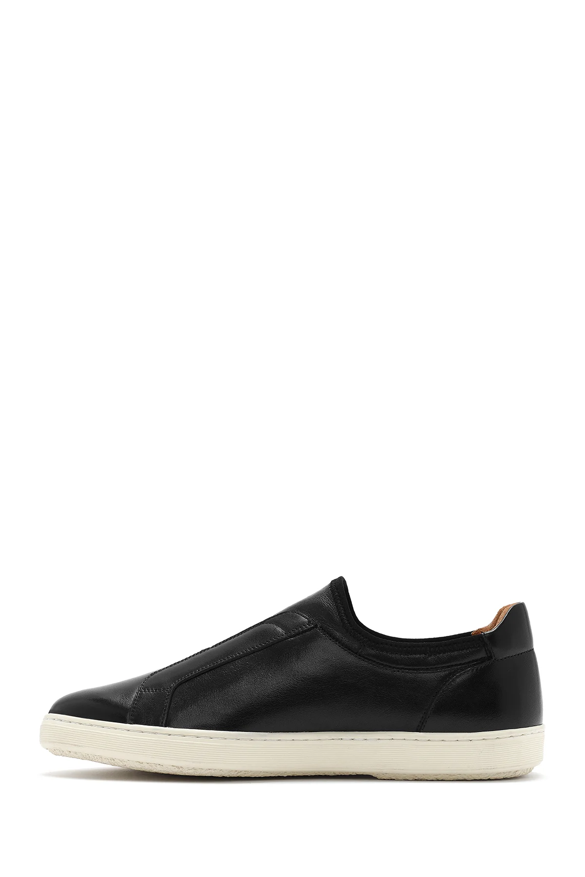 Erkek Siyah Deri Sneaker - Image 2