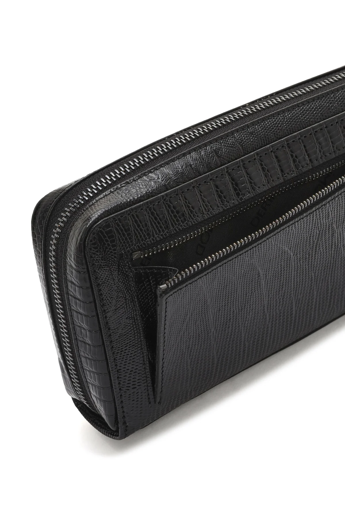 Erkek Siyah Desenli Deri Cüzdan - Image 10