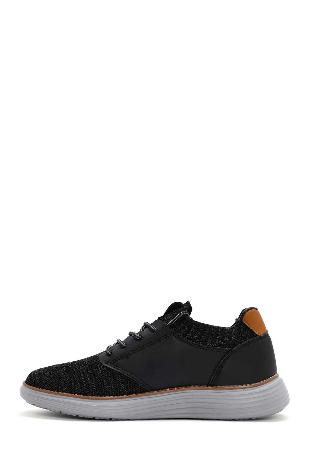 Erkek Siyah Kumaş Sneaker - Image 2