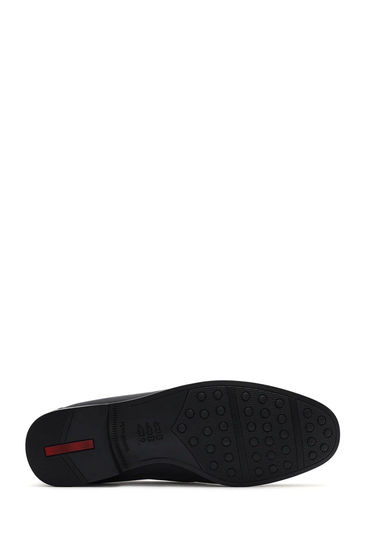 Erkek Siyah Püsküllü Deri Casual Loafer - Image 4