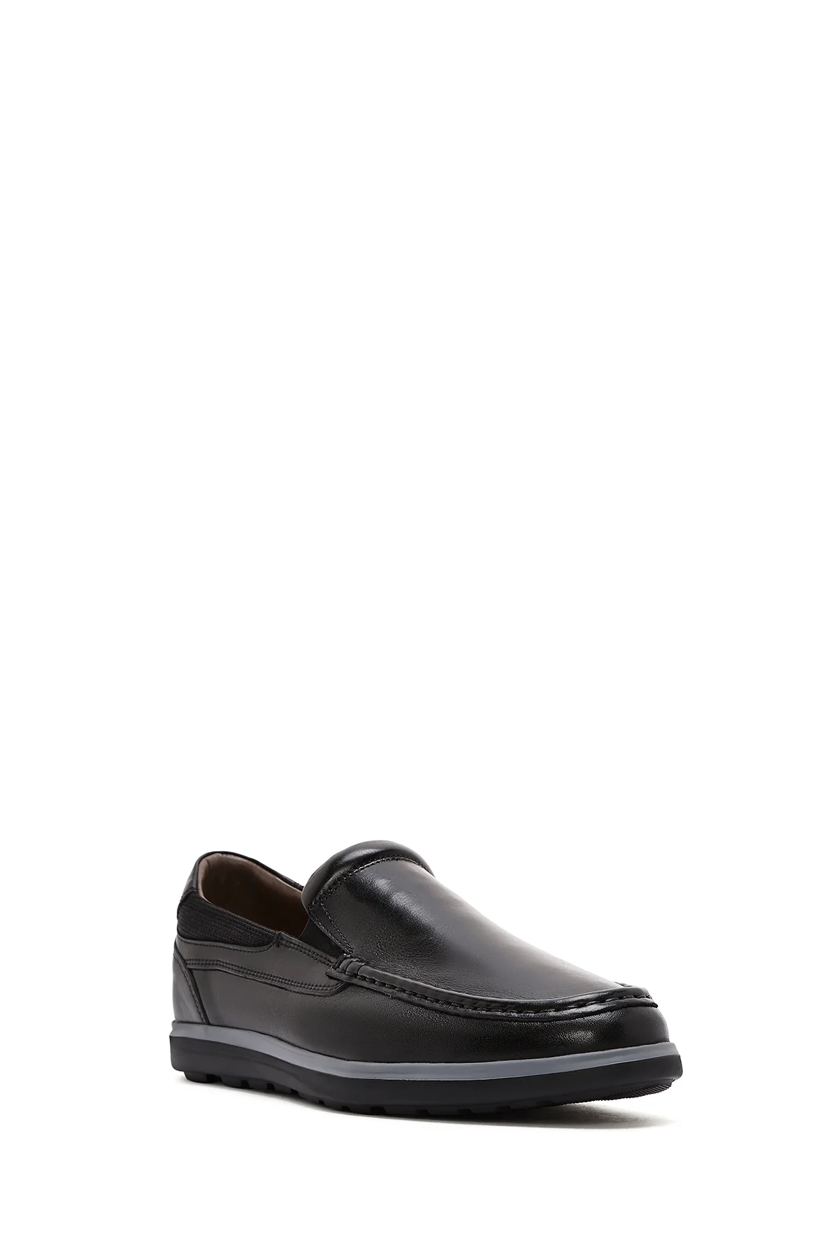 Erkek Siyah Rugan Deri Klasik Loafer - Image 6