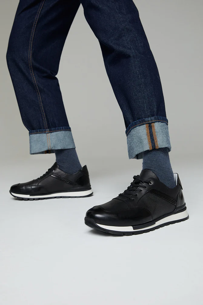 Erkek Siyah Sneaker