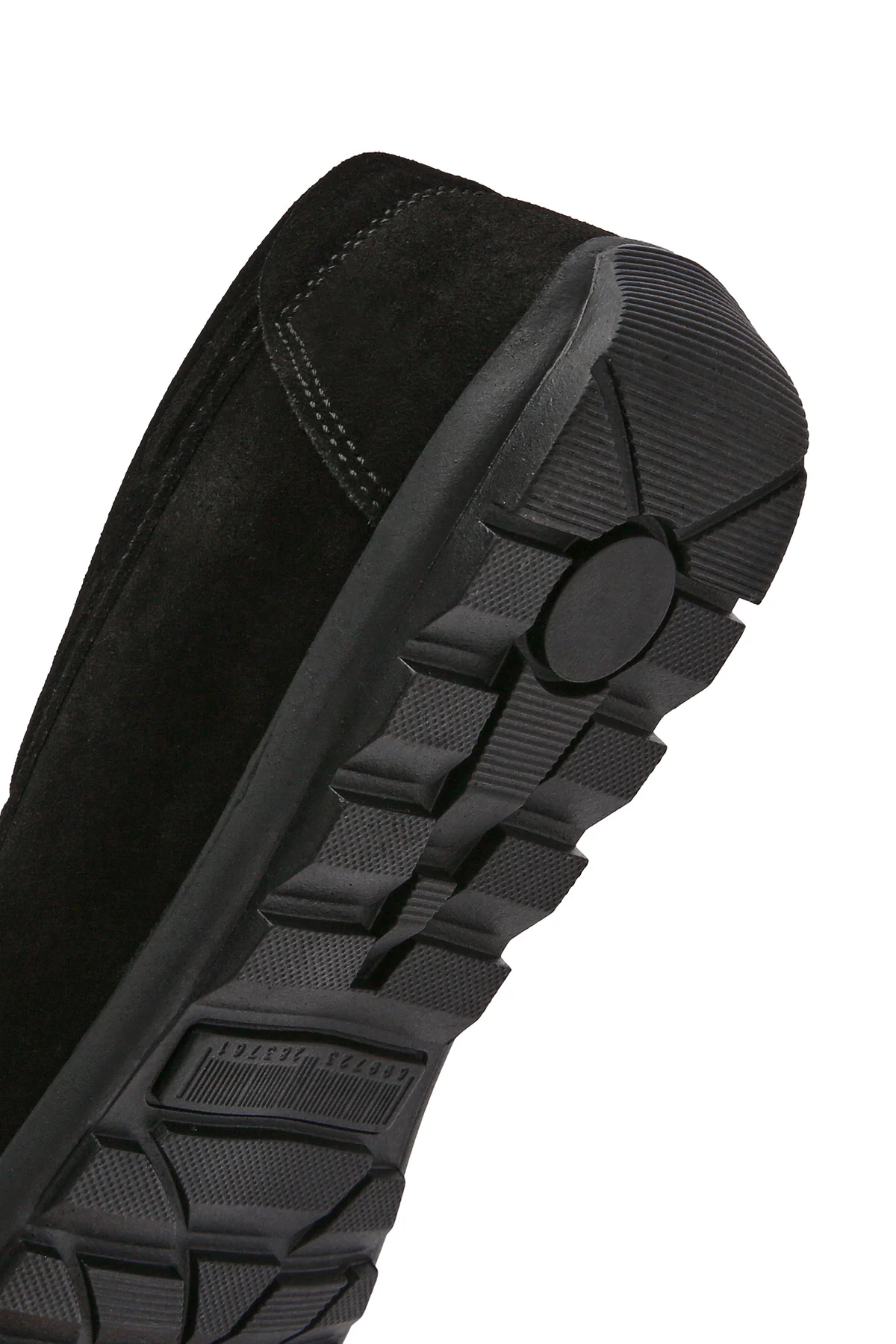 Erkek Siyah Süet Deri Casual Loafer - Image 8