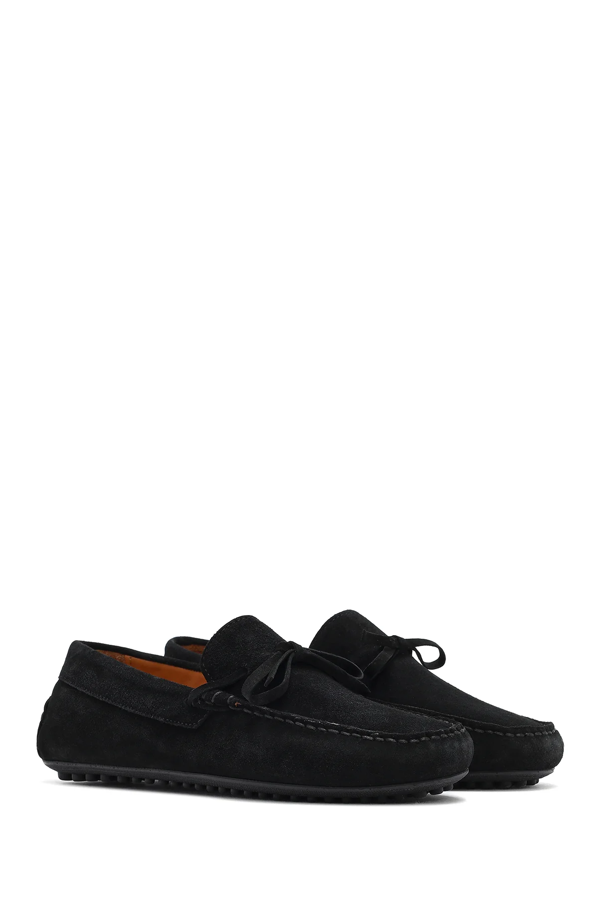 Erkek Siyah Süet Deri Loafer - Image 3