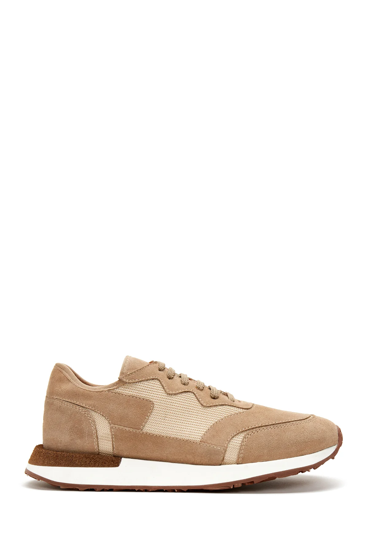 Erkek Vizon Deri Sneaker