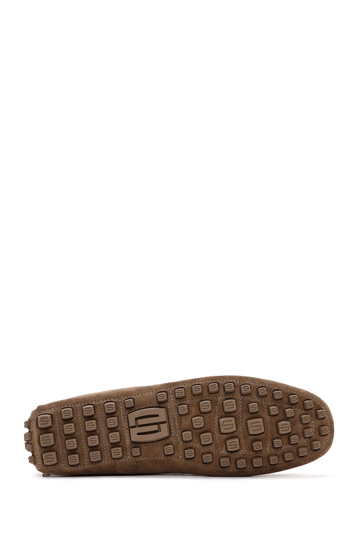 Erkek Vizon Süet Deri Casual Loafer - Image 6