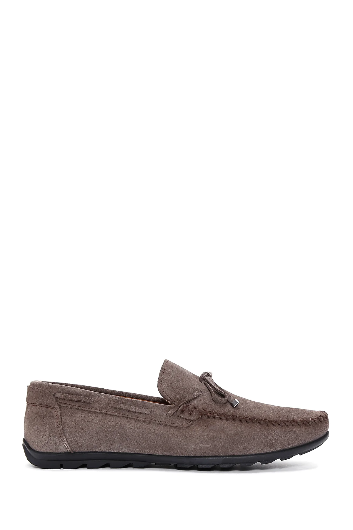 Erkek Vizon Süet Deri Casual Loafer