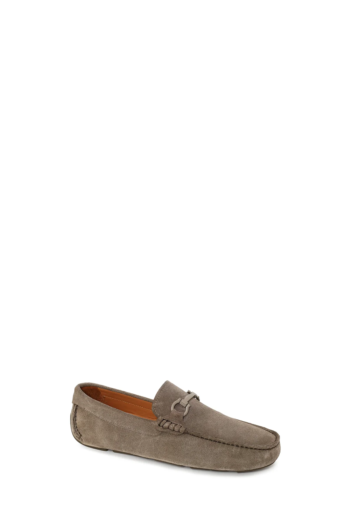 Erkek Yeşil Tokalı Süet Deri Loafer - Image 7