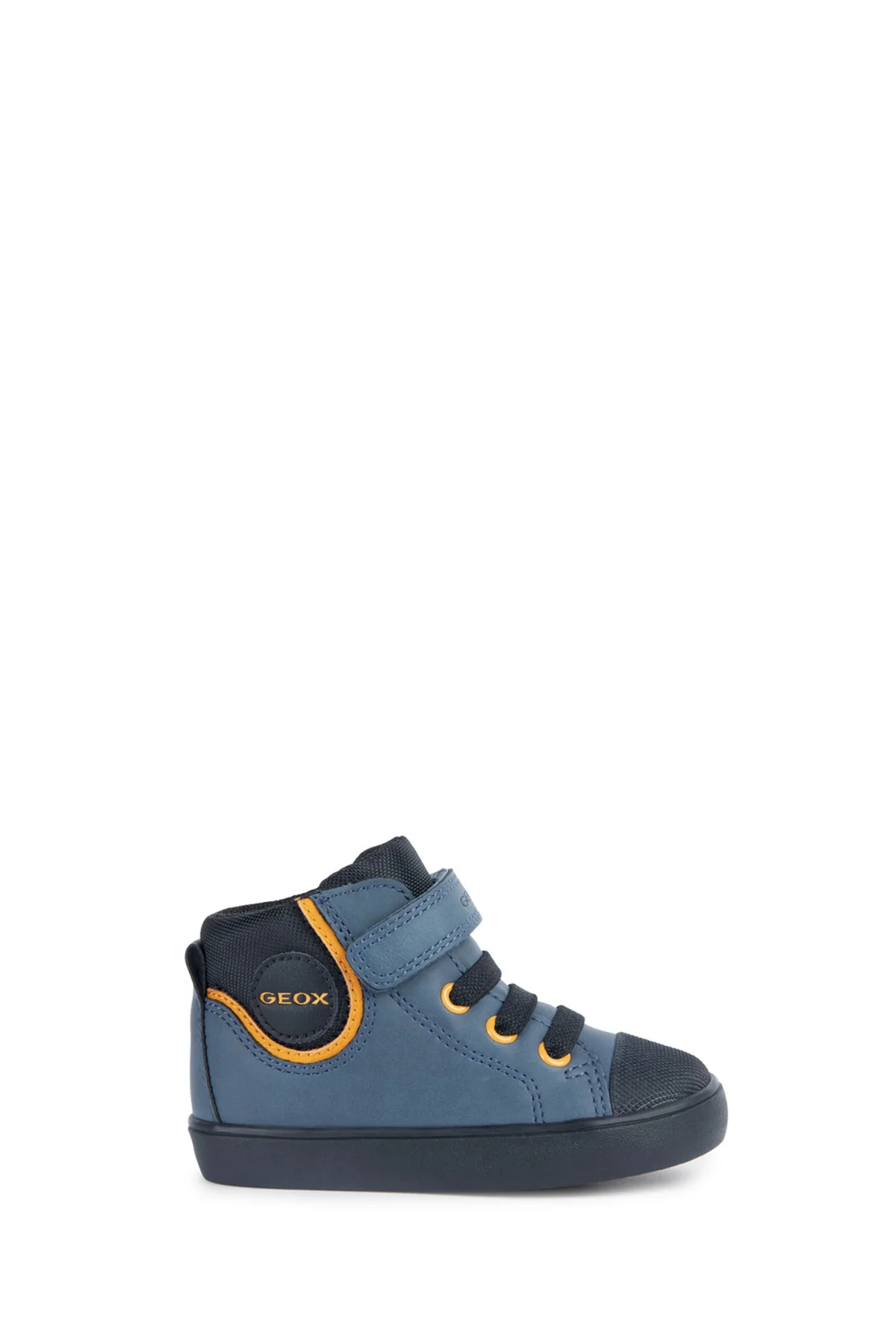 Geox Erkek Bebek Lacivert Gisli B Bantlı Deri Spor Sneaker
