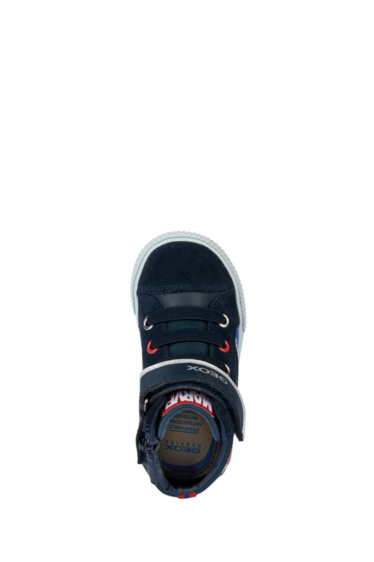 Geox Erkek Bebek Lacivert Spider Man Bantlı Desenli Deri Sneaker - Image 5