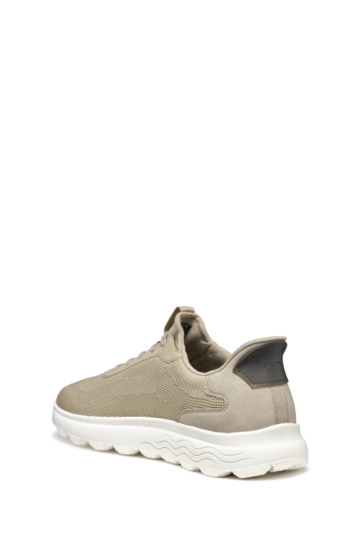 Geox Erkek Bej U Spherica Plus A - Knit.Te + Sy Bağcıklı Sneaker - Image 2