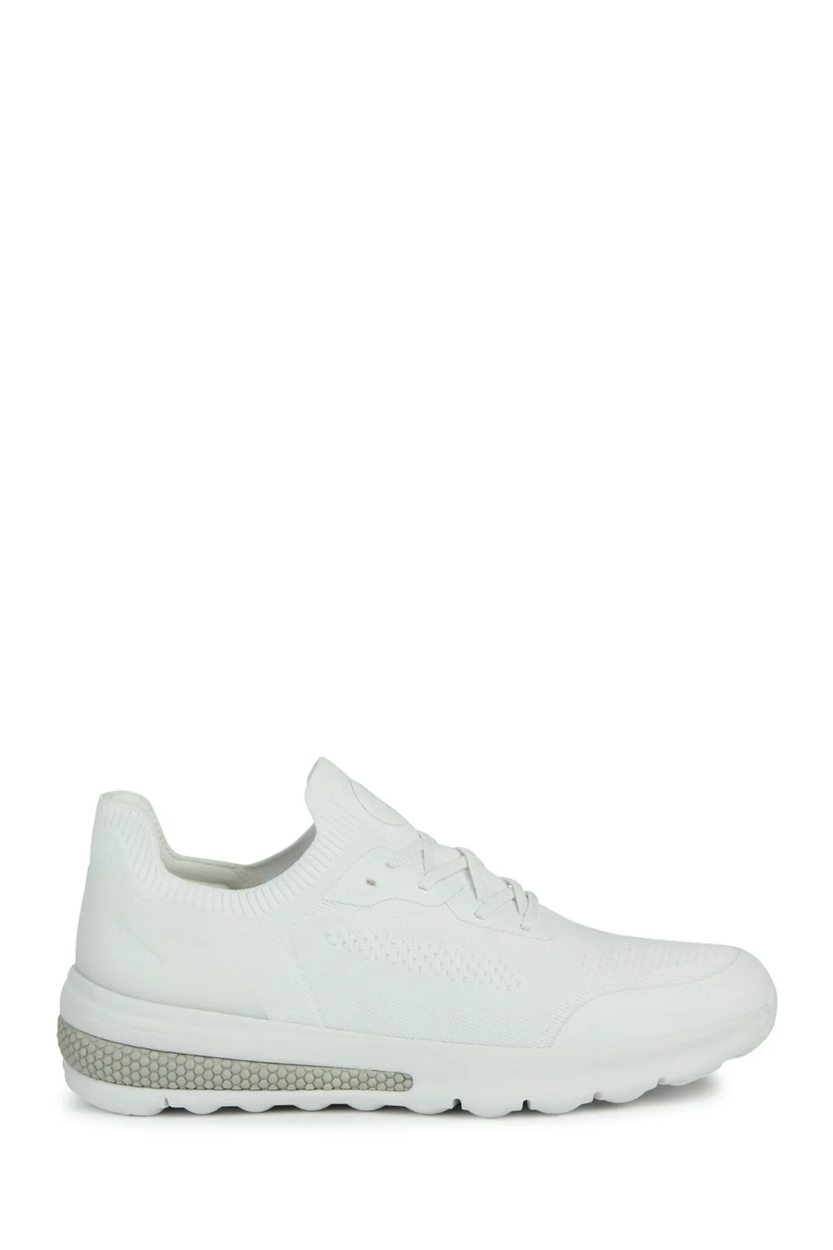 Geox Erkek Beyaz Spherica Actif Bağcıklı Kumaş Sneaker
