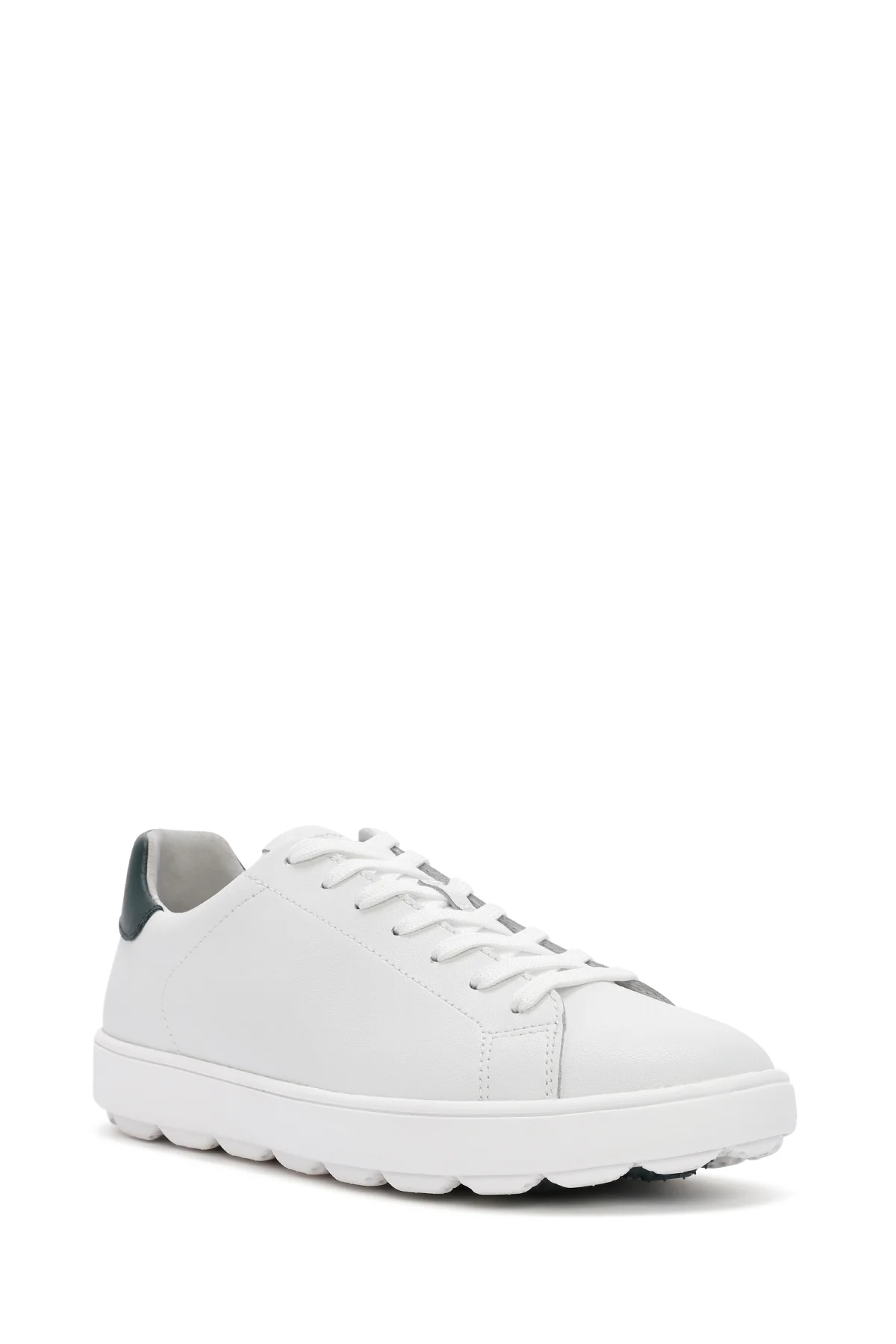 Geox Erkek Beyaz Spherica Ecub Bağcıklı Deri Sneaker - Image 6