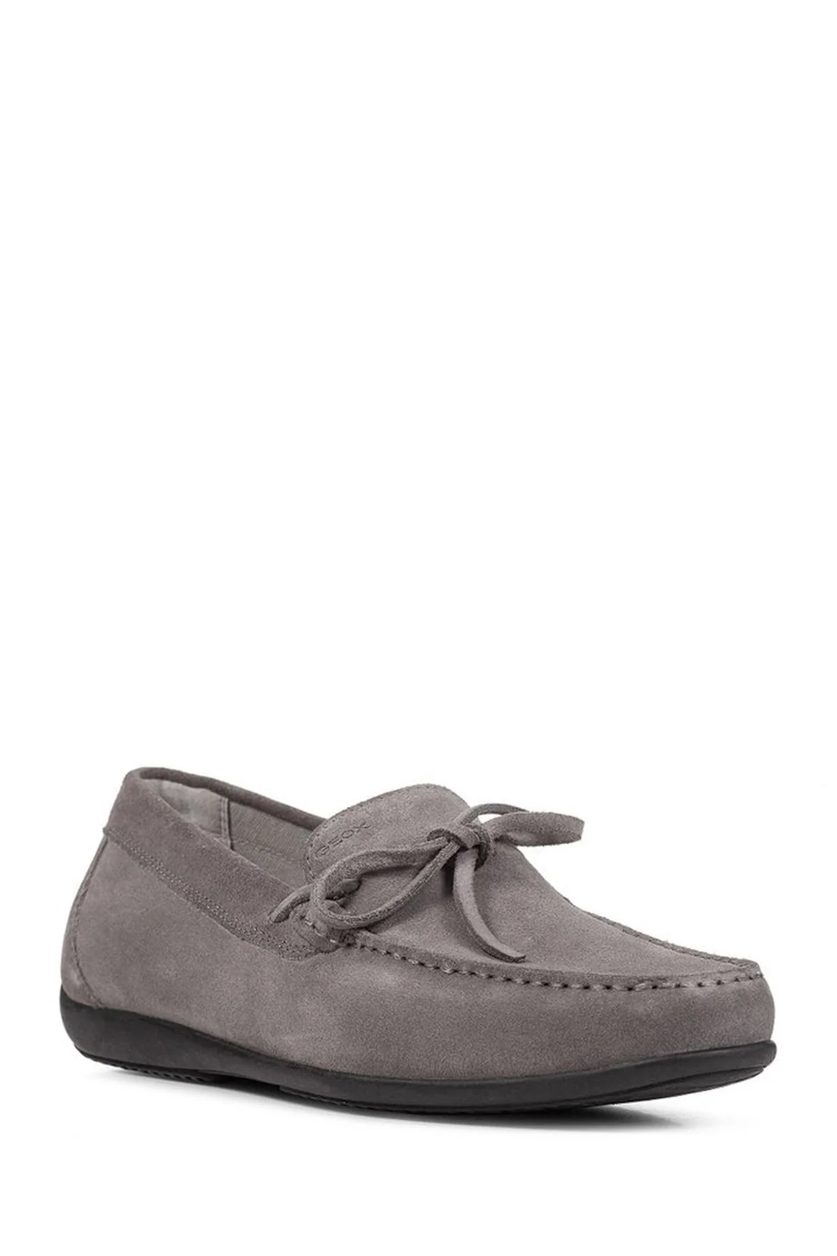 Geox Erkek Gri U Ascanio Süet Deri Casual Loafer - Image 3