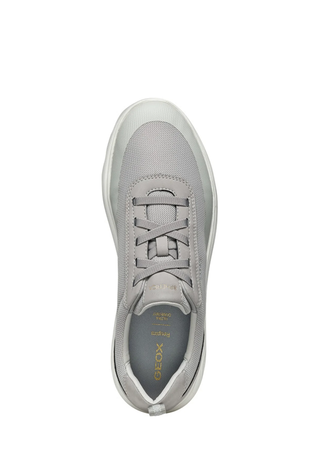 Geox Erkek Gri U Spherica A - Mesh + Nbk Synt Bağcıklı Kumaş Sneaker - Image 5