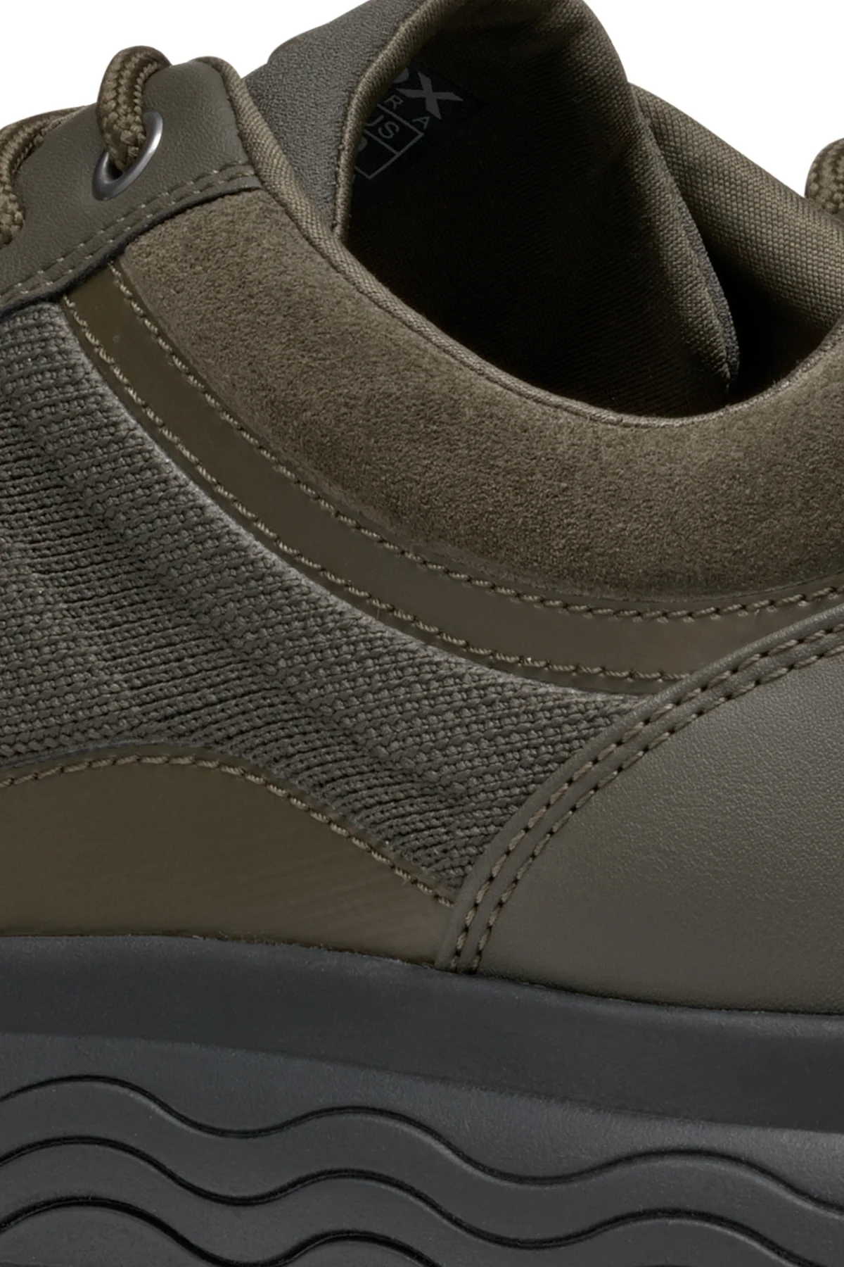 Geox Erkek Haki Spherica Bağcıklı Deri Sneaker - Image 10