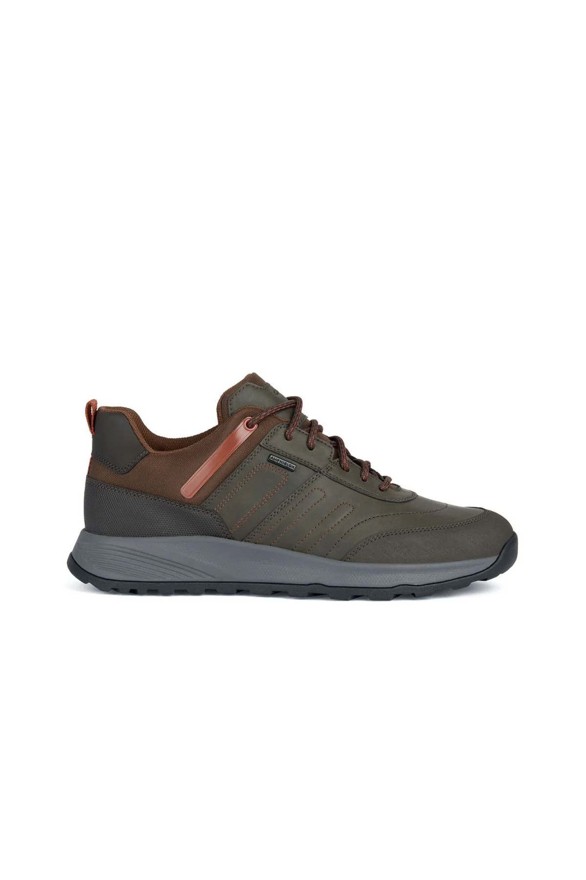 Geox Erkek Kahverengi Maro Bağcıklı Deri Sneaker