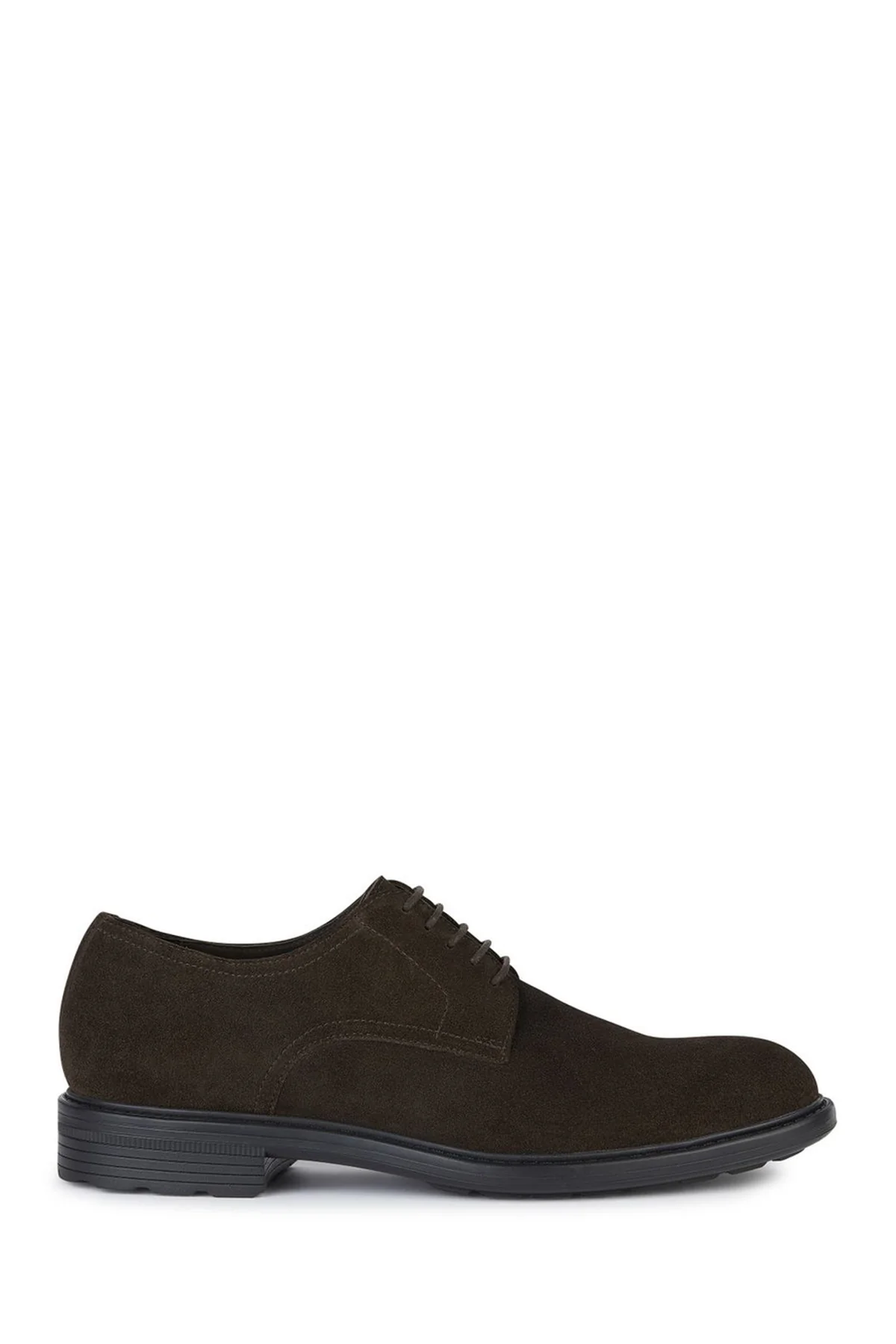 Geox Erkek Kahverengi Walk Pleasure Bağcıklı Süet Deri Casual Ayakkabı