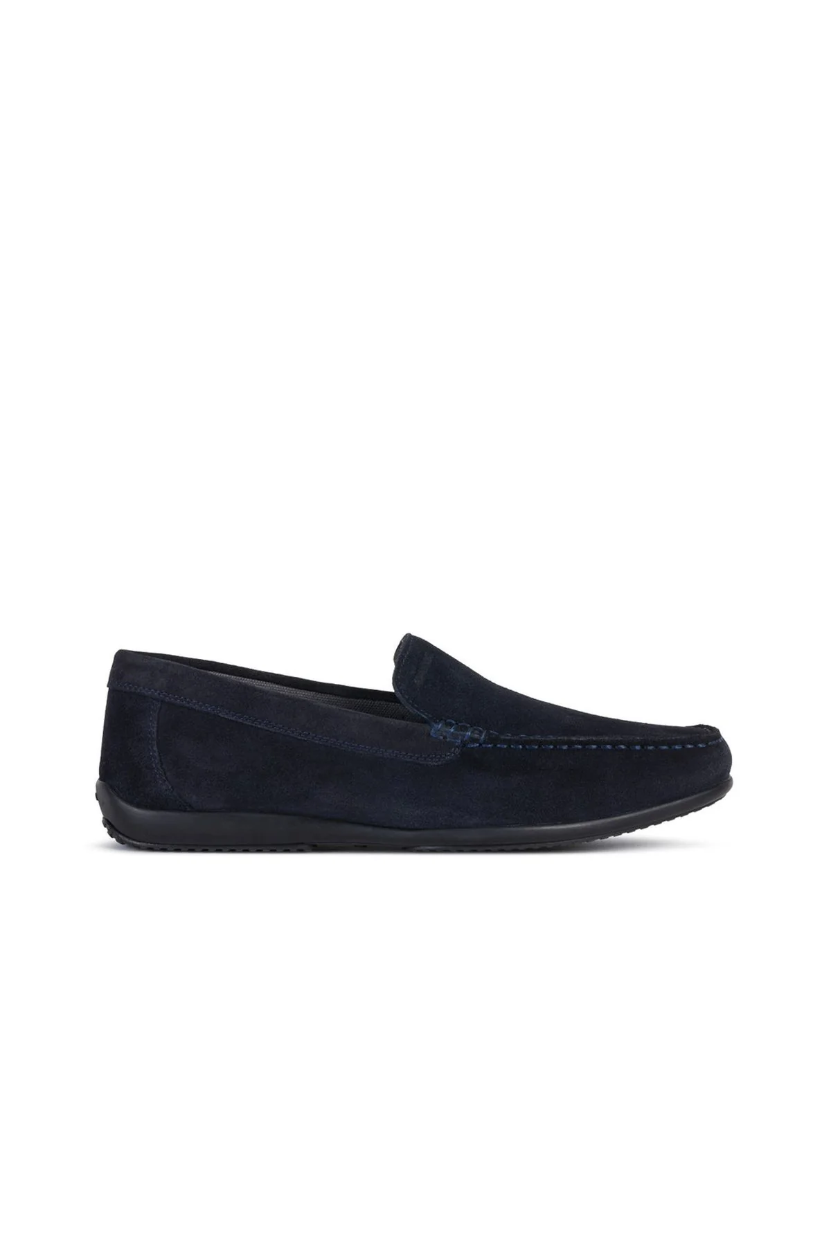 Geox Erkek Lacivert Ascanio Süet Deri Casual Loafer