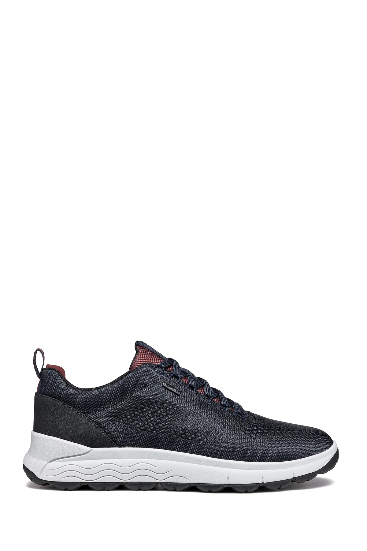 Geox Erkek Lacivert Spherica 4x4 Abx Bağcıklı Waterproof Deri Sneaker