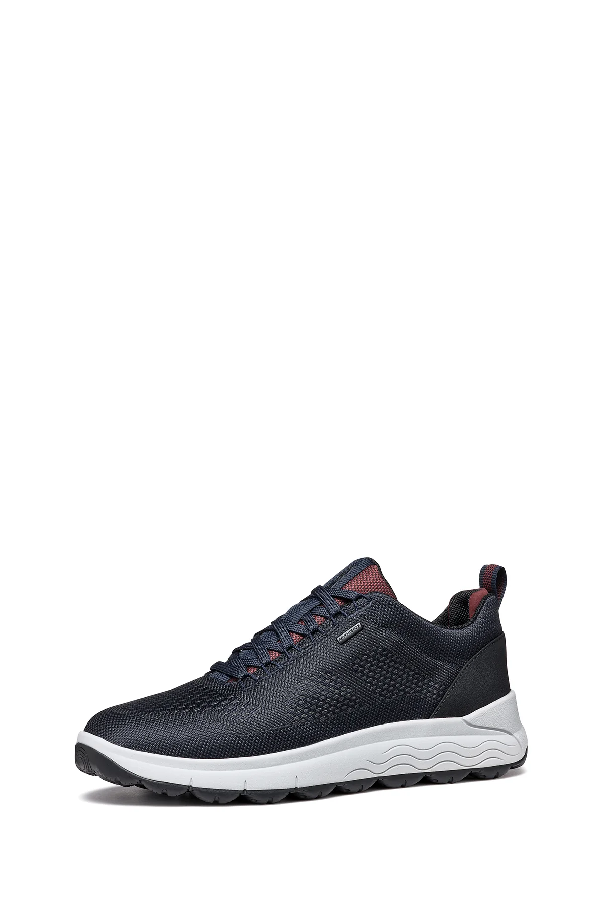 Geox Erkek Lacivert Spherica 4x4 Abx Bağcıklı Waterproof Deri Sneaker - Image 2