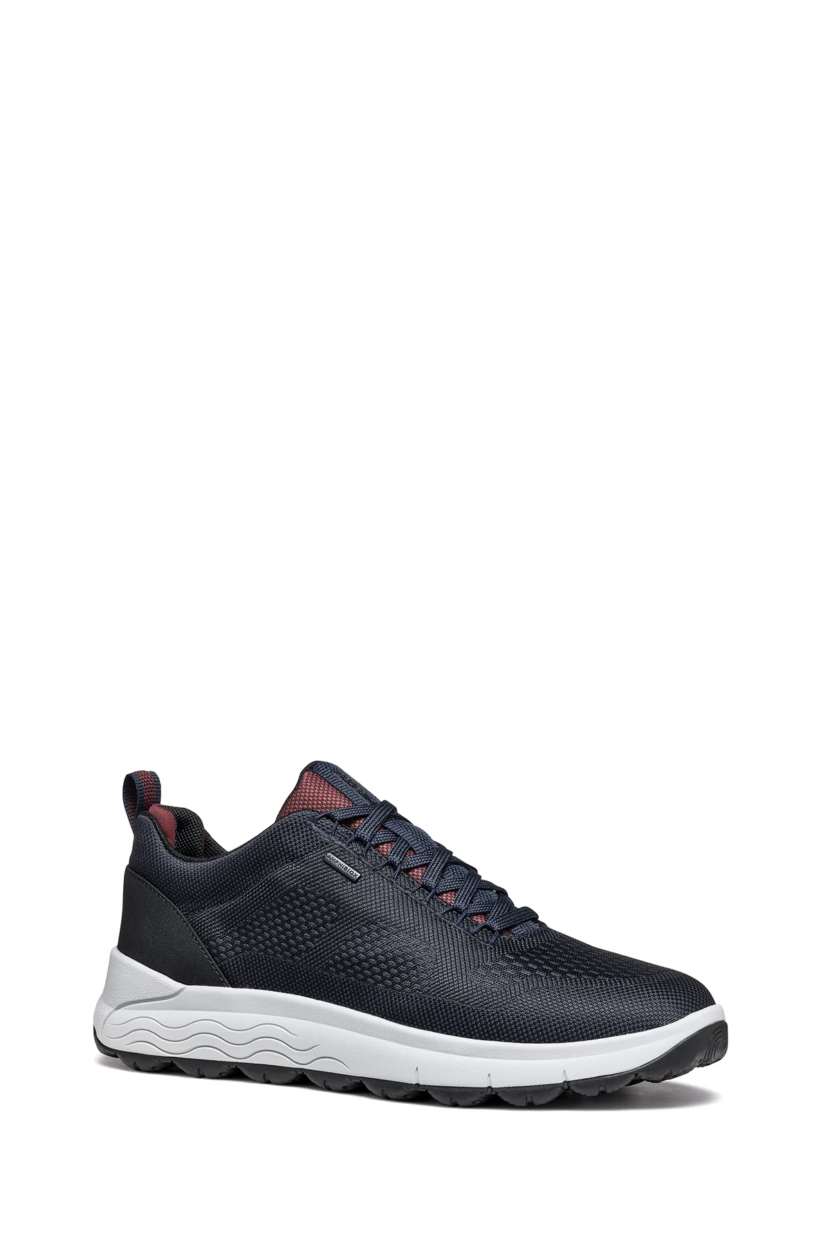 Geox Erkek Lacivert Spherica 4x4 Abx Bağcıklı Waterproof Deri Sneaker - Image 6
