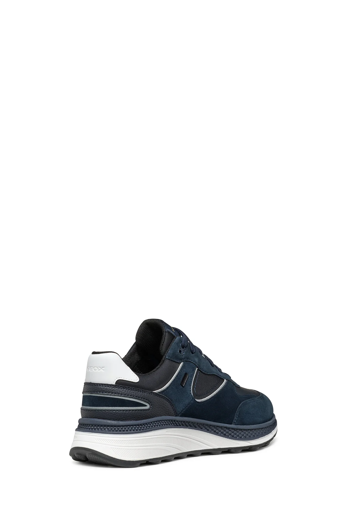 Geox Erkek Lacivert Spherica Actif X1 Abx Bağcıklı Waterproof Deri Sneaker - Image 8