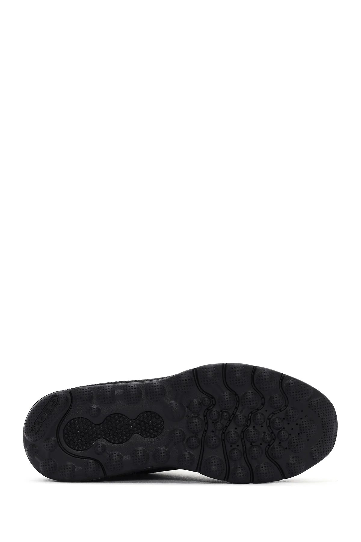 Geox Erkek Siyah Spherica Actif Bağcıklı Deri Sneaker - Image 4
