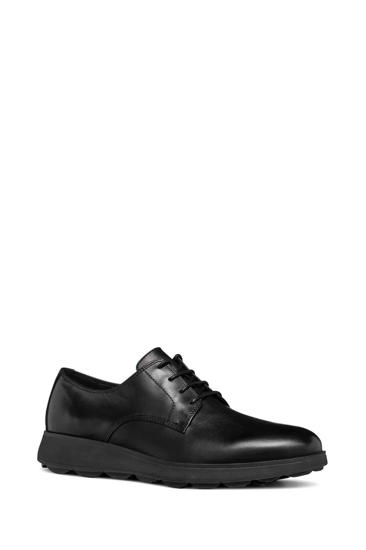 Geox Erkek Siyah Spherica Ec10 Bağcıklı Deri Casual Ayakkabı - Image 3
