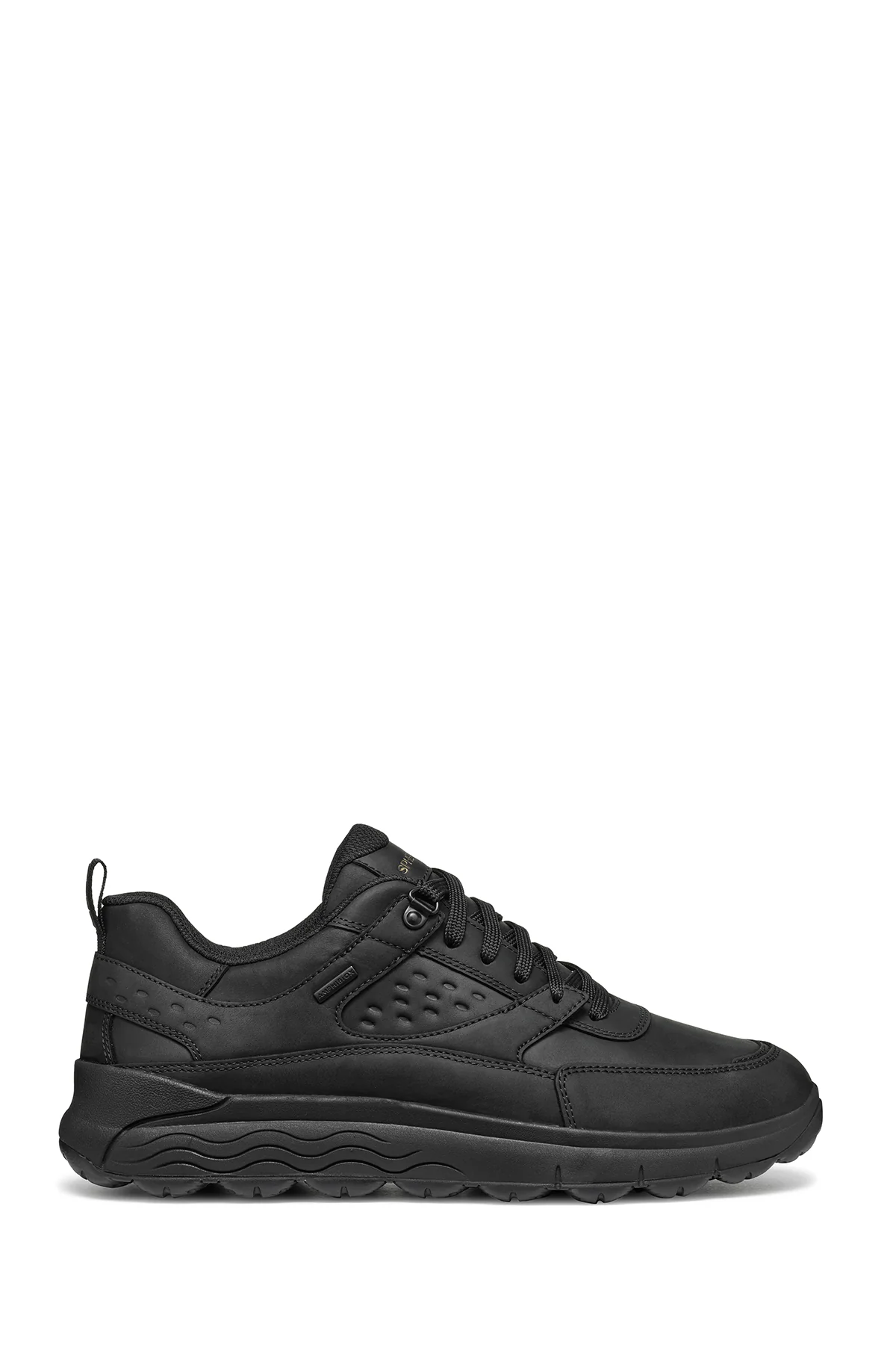 Geox Erkek Siyah U Spherica 4x4 B Abx D Waterproof Deri Sneaker