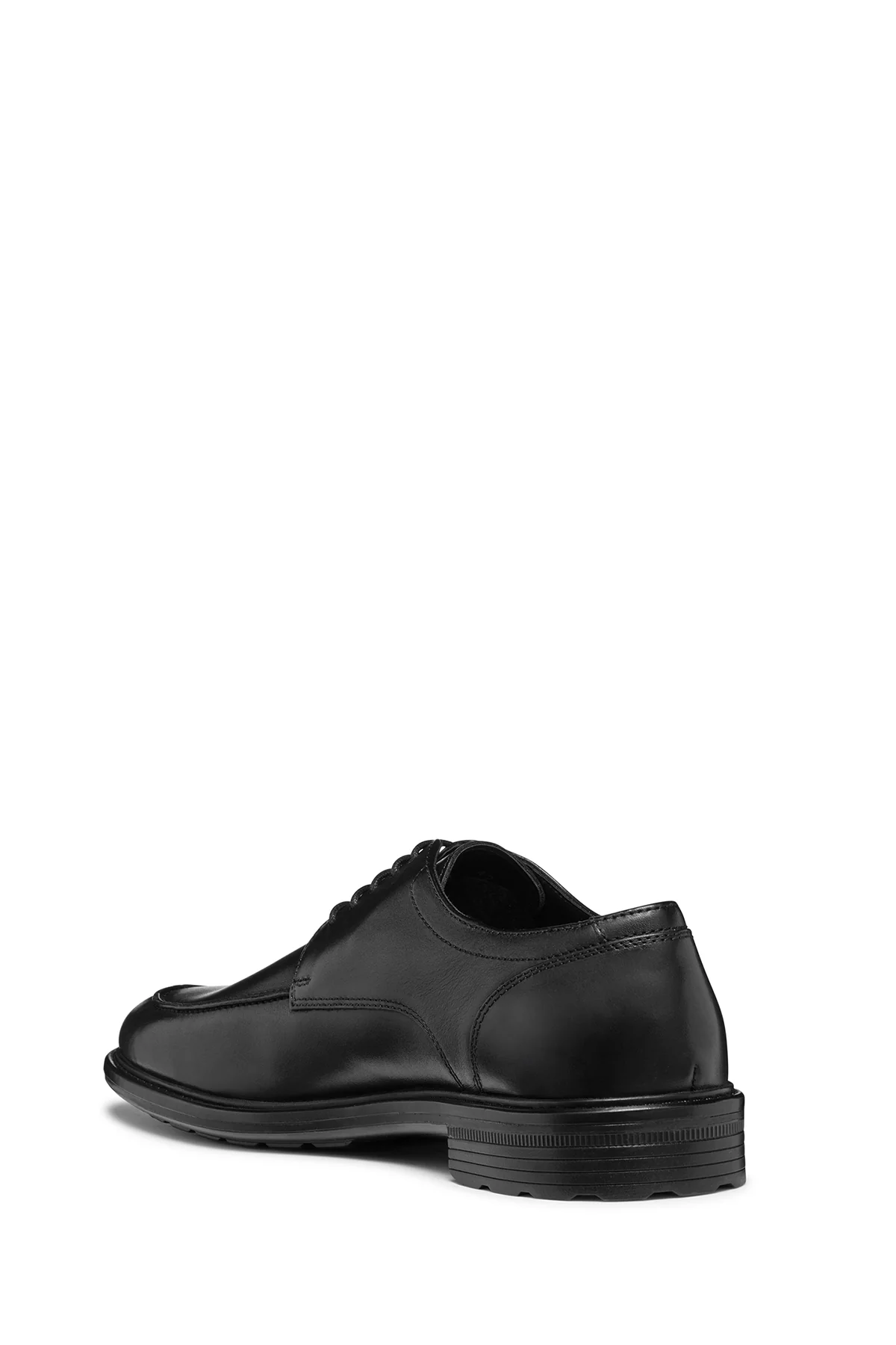 Geox Erkek Siyah Walk Pleasure Bağcıklı Deri Casual Ayakkabı - Image 4
