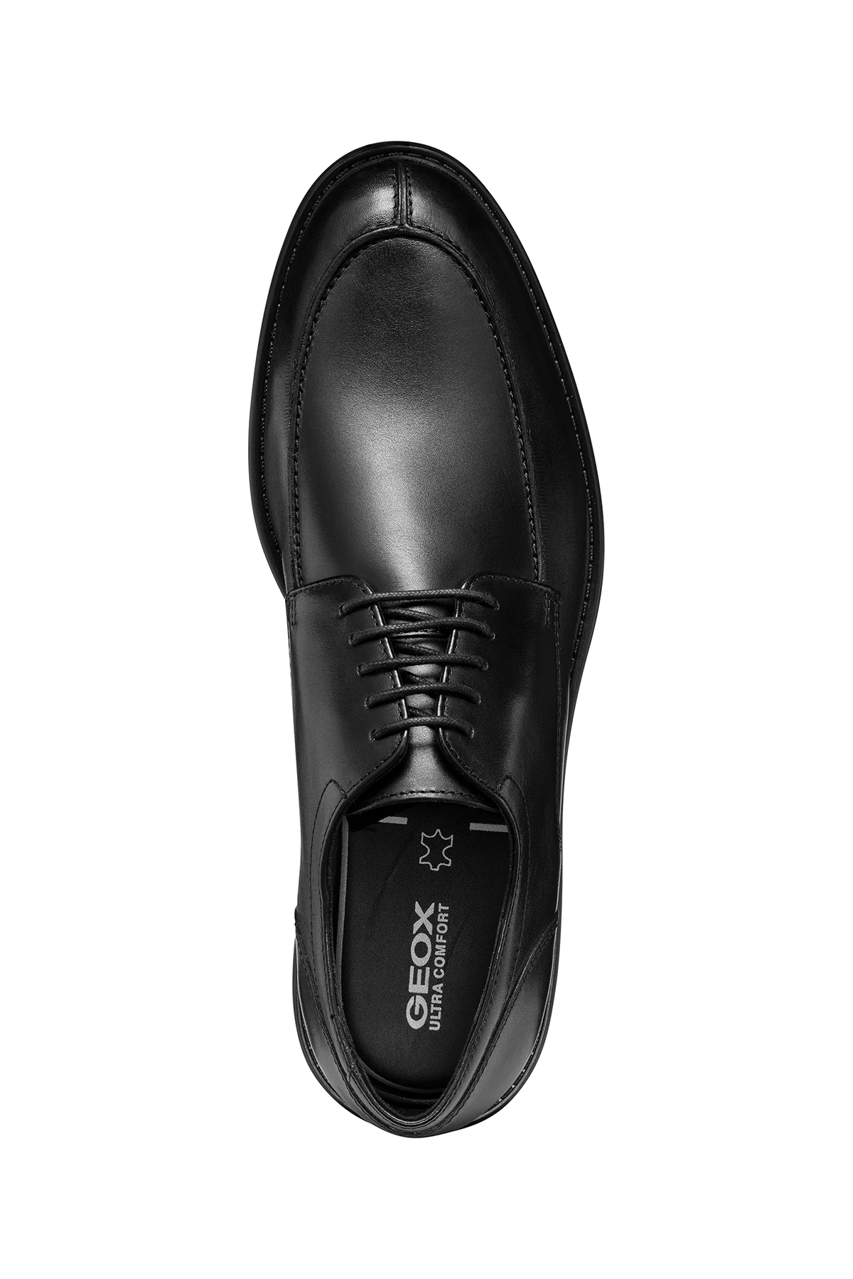 Geox Erkek Siyah Walk Pleasure Bağcıklı Deri Casual Ayakkabı - Image 5