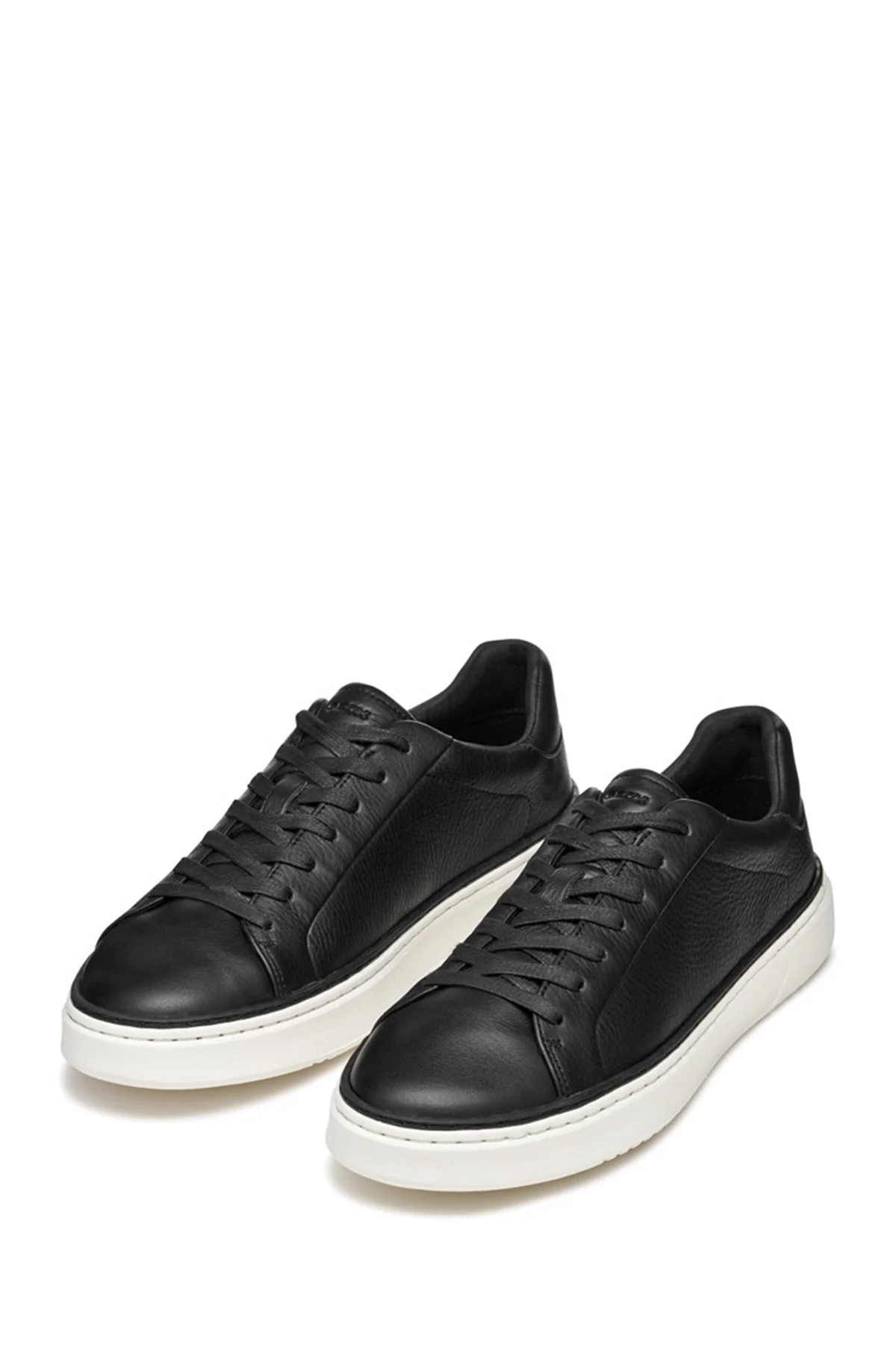 Geox Erkek Siyah Zackerty Bağcıklı Deri Sneaker - Image 3