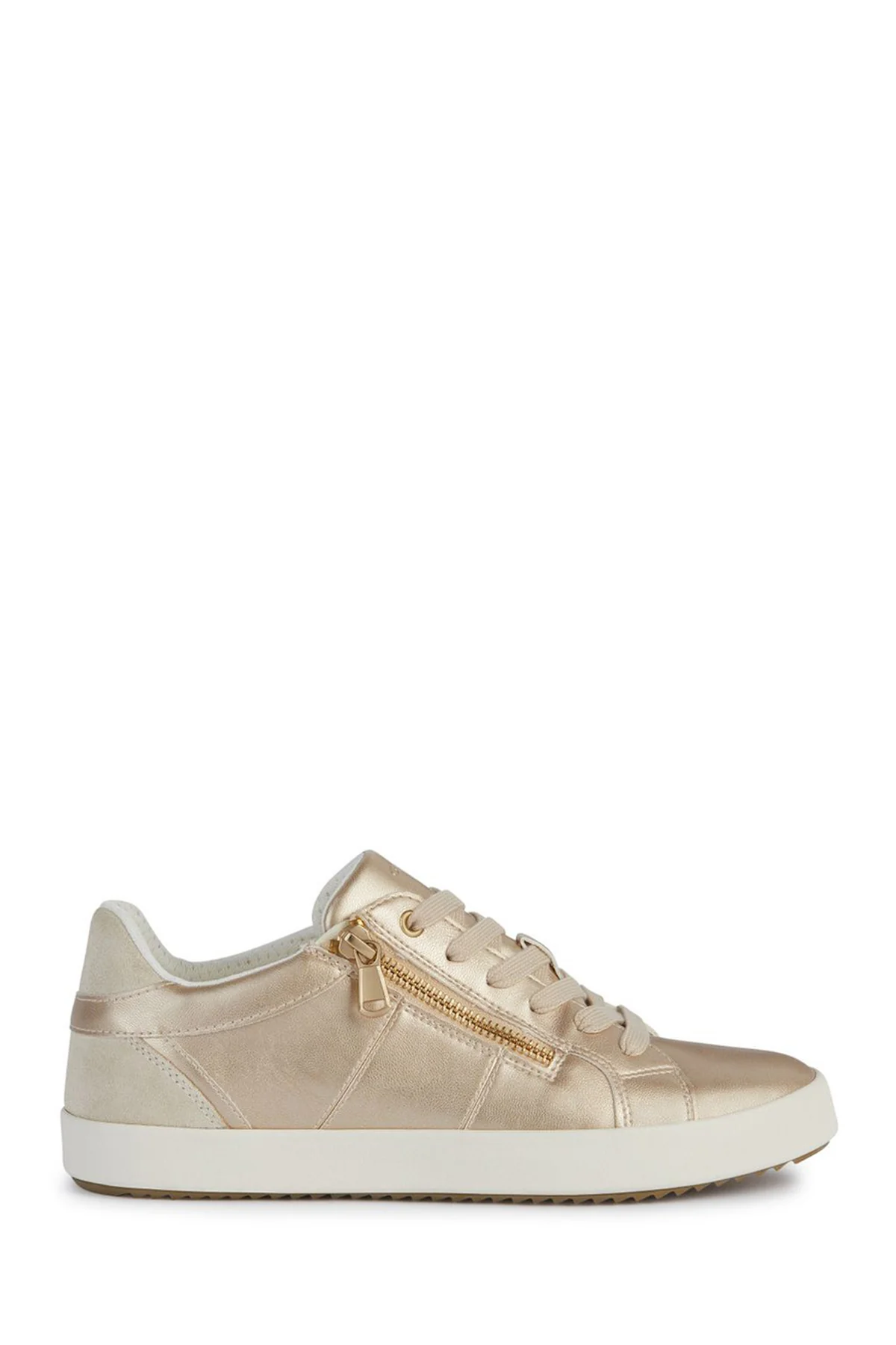 Geox Kadın Altın Blomiee Bağcıklı Deri Sneaker