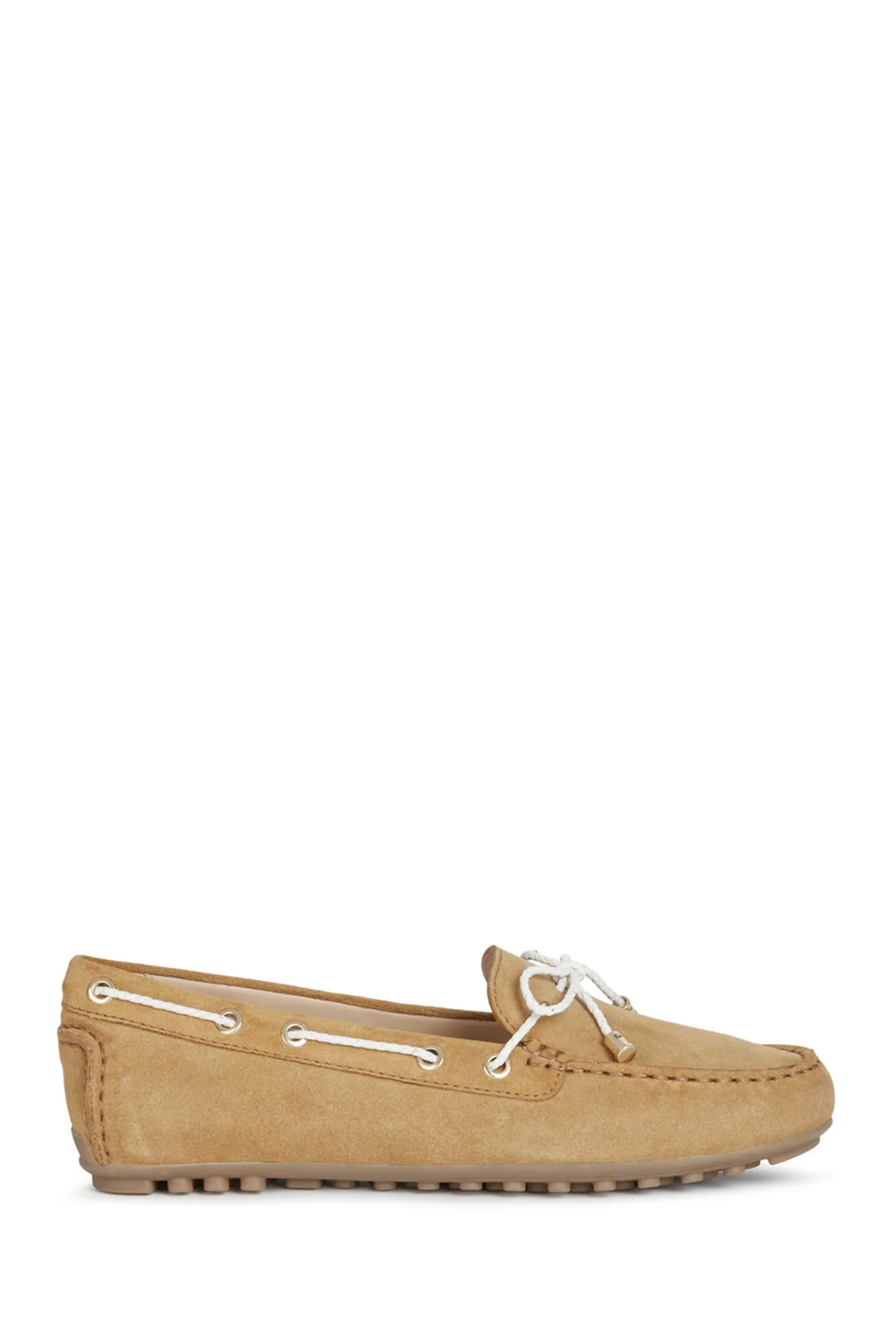Geox Kadın Kahverengi Süet Leelyan Loafer