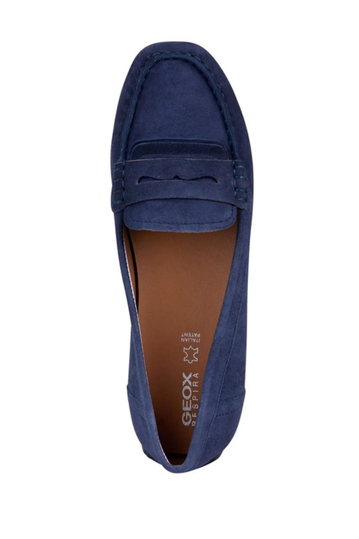 Geox Kadın Lacivert Kosmopolis + Grip Süet Deri Loafer - Image 5