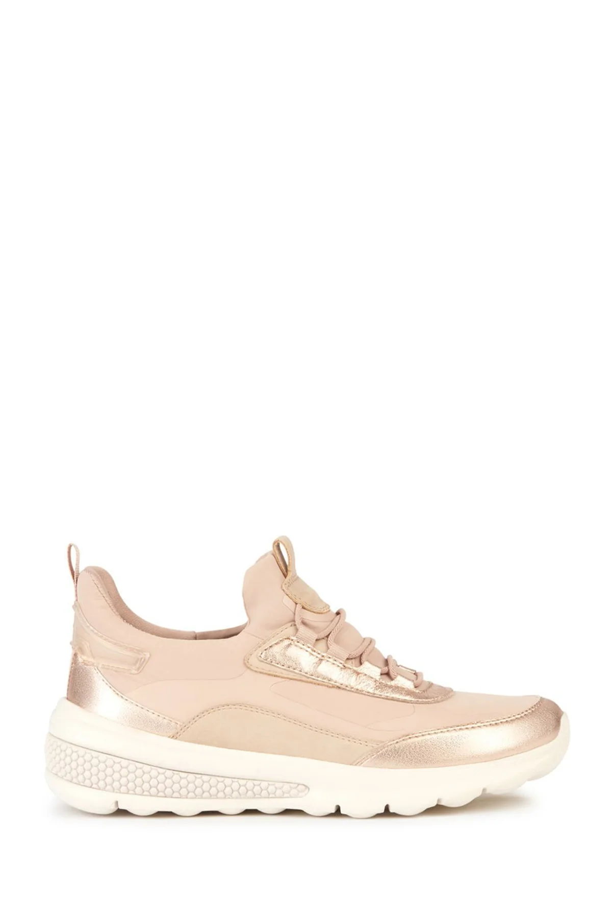 Geox Kadın Pembe Spherica Actif Bağcıklı Deri Sneaker