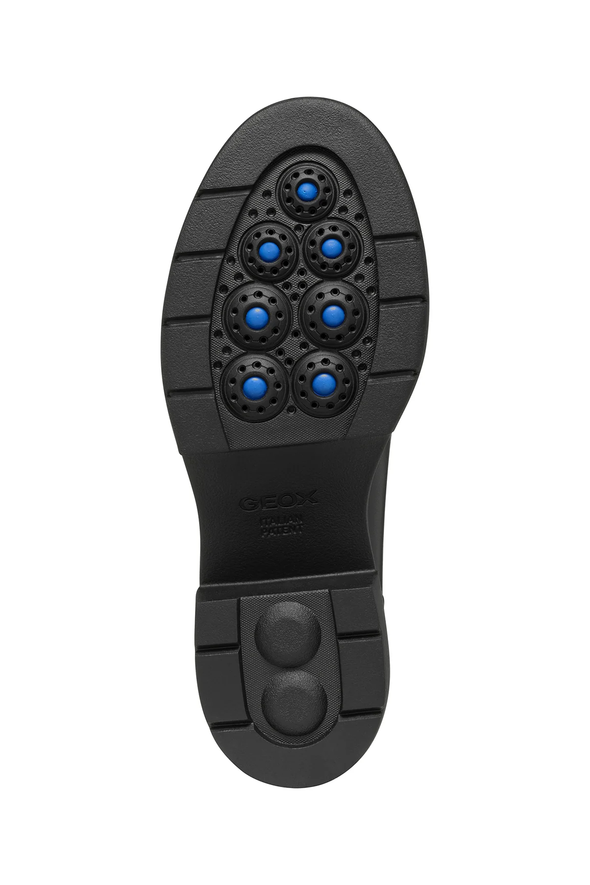 Geox Kadın Siyah Spherica Ec15 Kalın Topuklu Deri Maskülen Loafer - Image 6