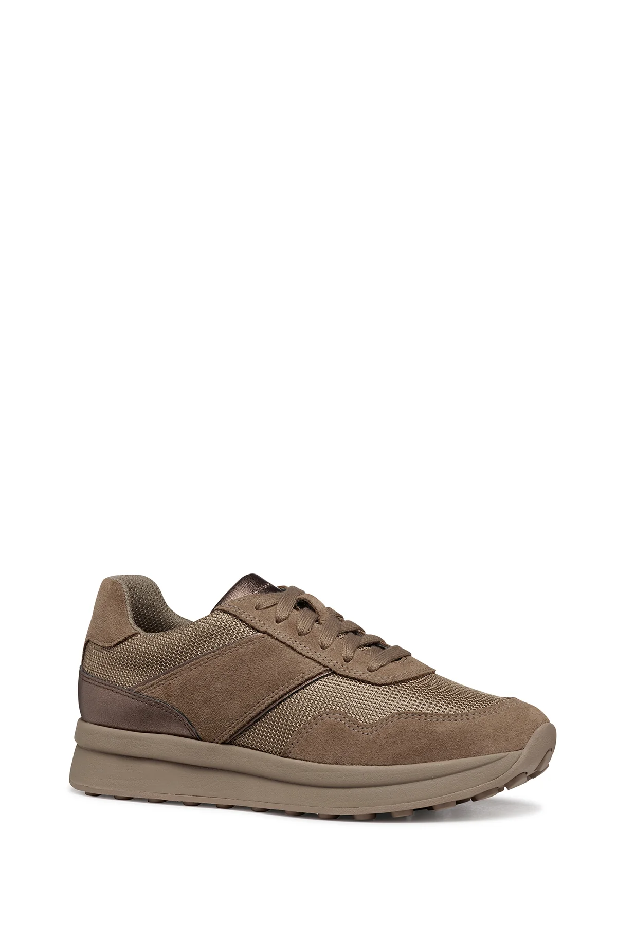 Geox Kadın Vizon D Runntix Bağcıklı Sneaker - Image 3