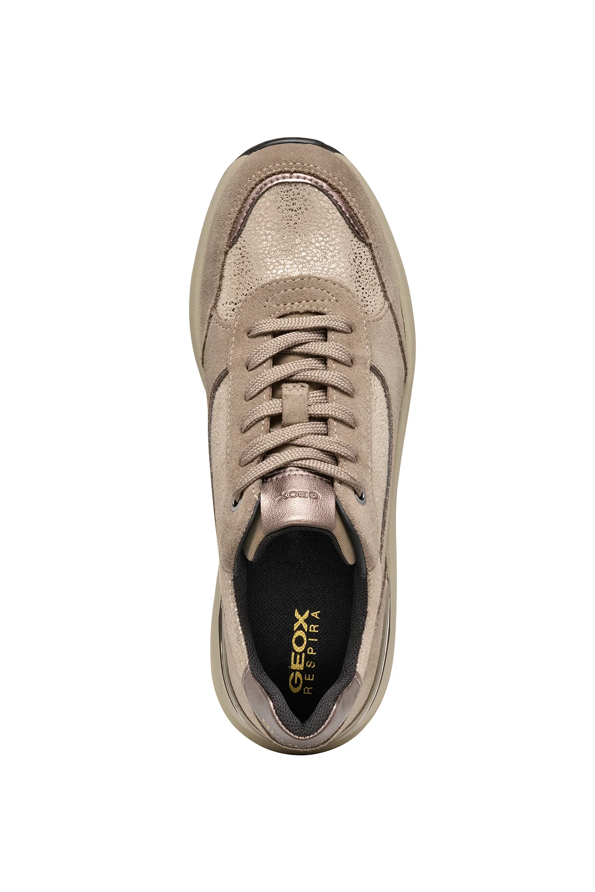 Geox Kadın Vizon Spherica Ec13 Bağcıklı Kalın Taban Sneaker - Image 6