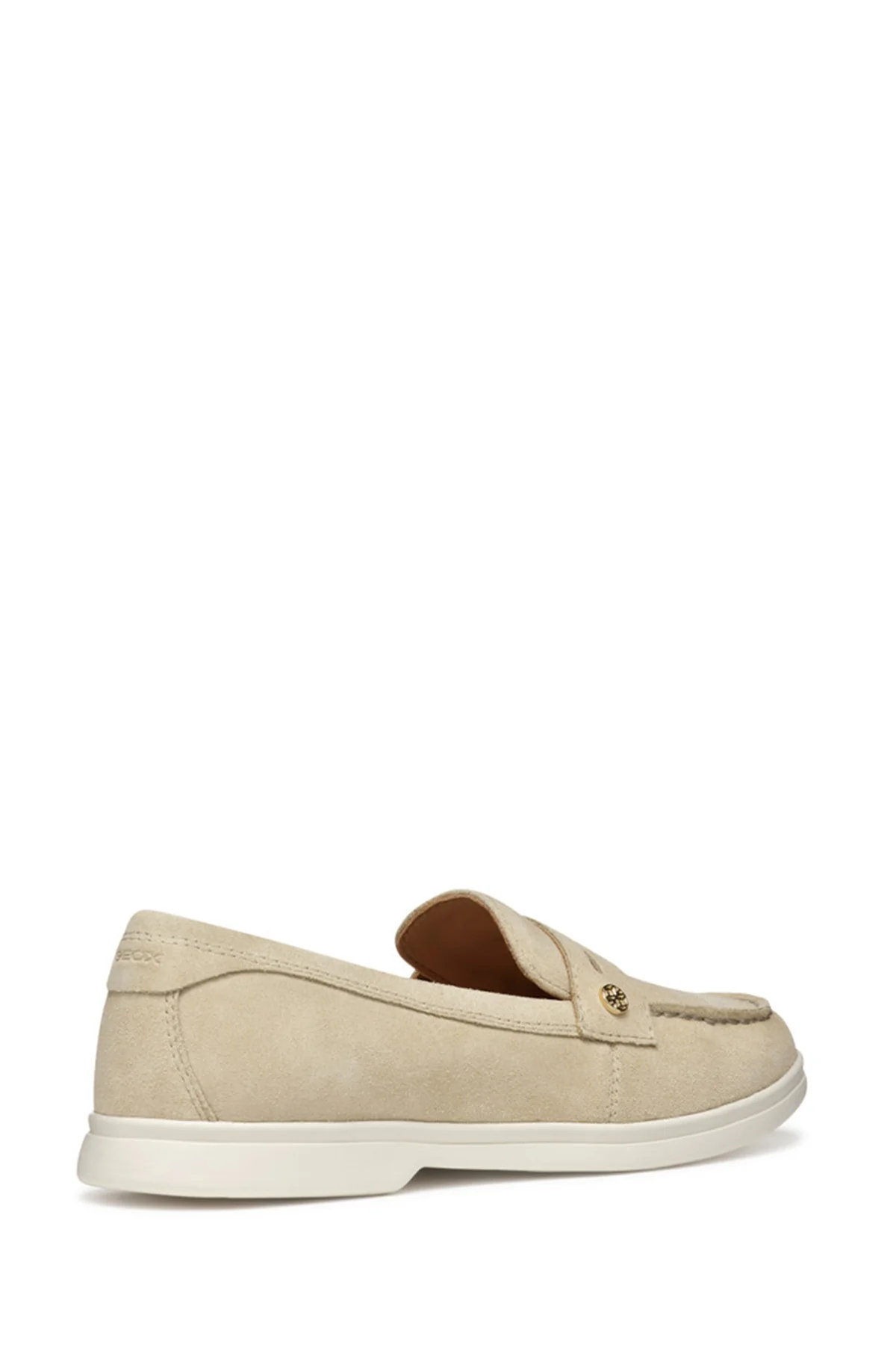 Geox Kadın Vizon Xand 3 Süet Deri Maskülen Loafer - Image 4