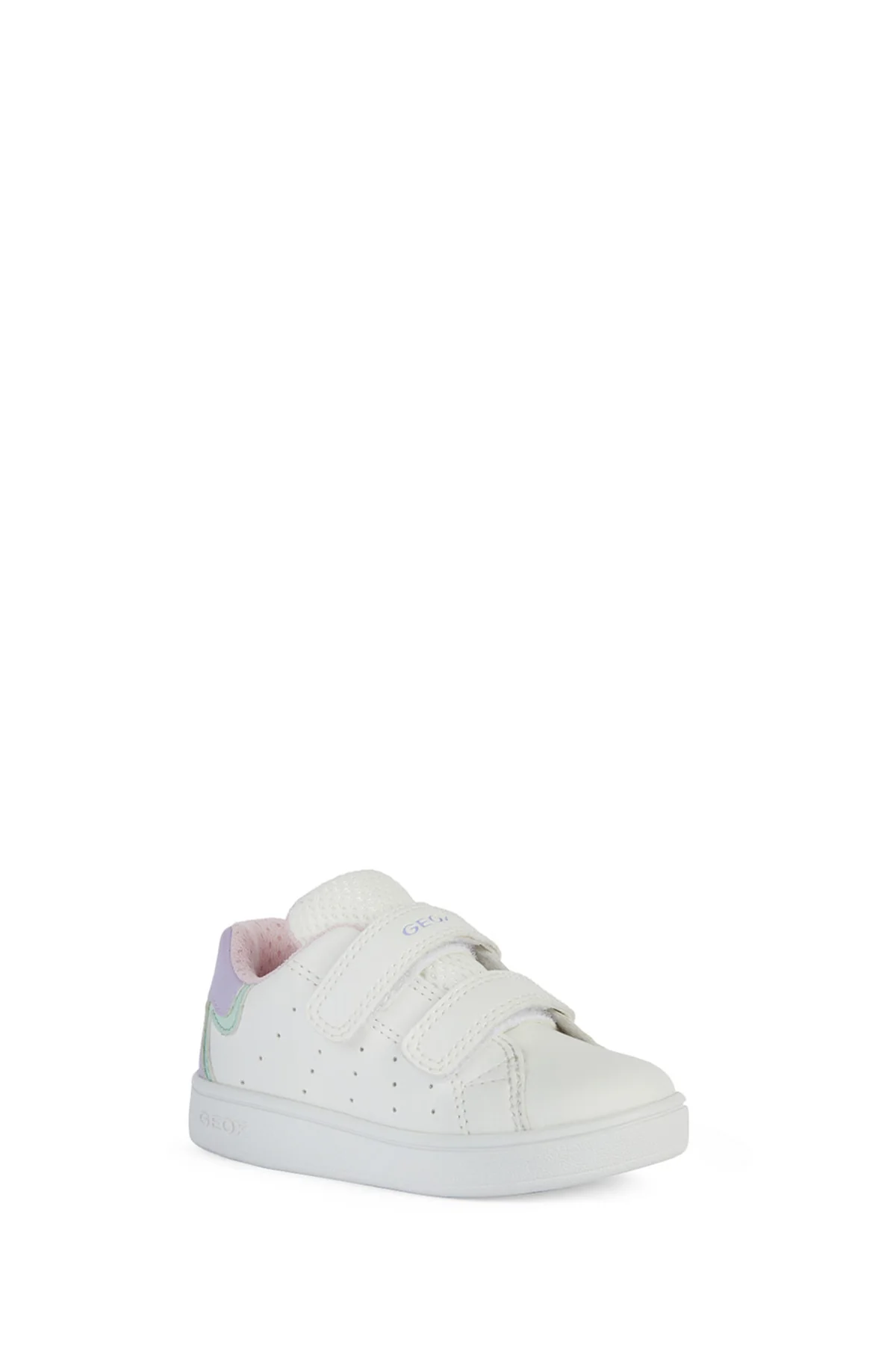 Geox Kız Bebek Beyaz Eclyper Bantlı Deri Sneaker - Image 2