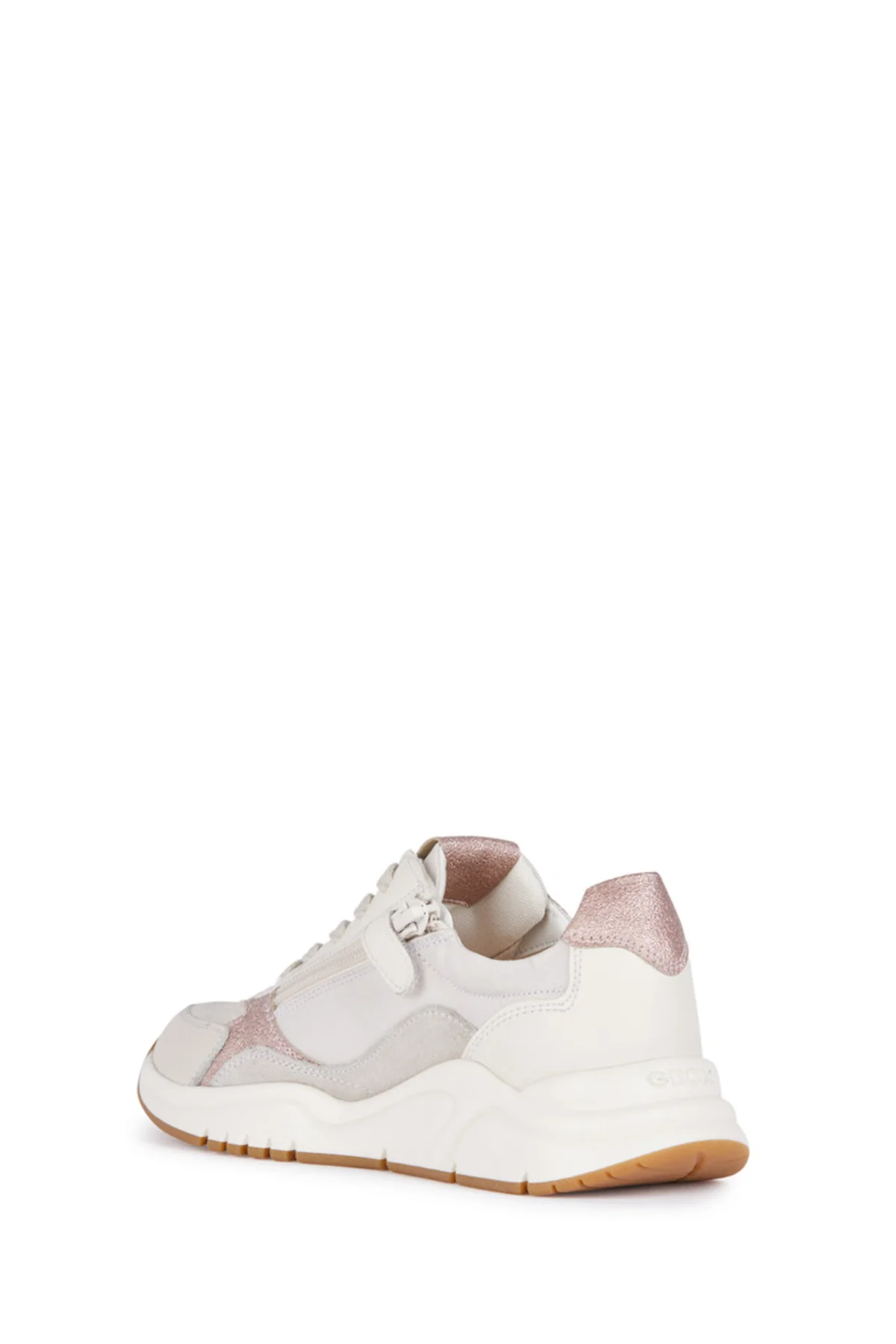 Geox Kız Çocuk Beyaz Mawazy Bağcıklı Sneaker - Image 3