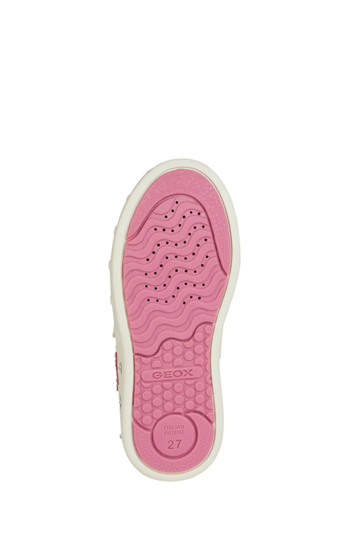 Geox Kız Çocuk Beyaz Skylin Bantlı Deri Sneaker - Image 6