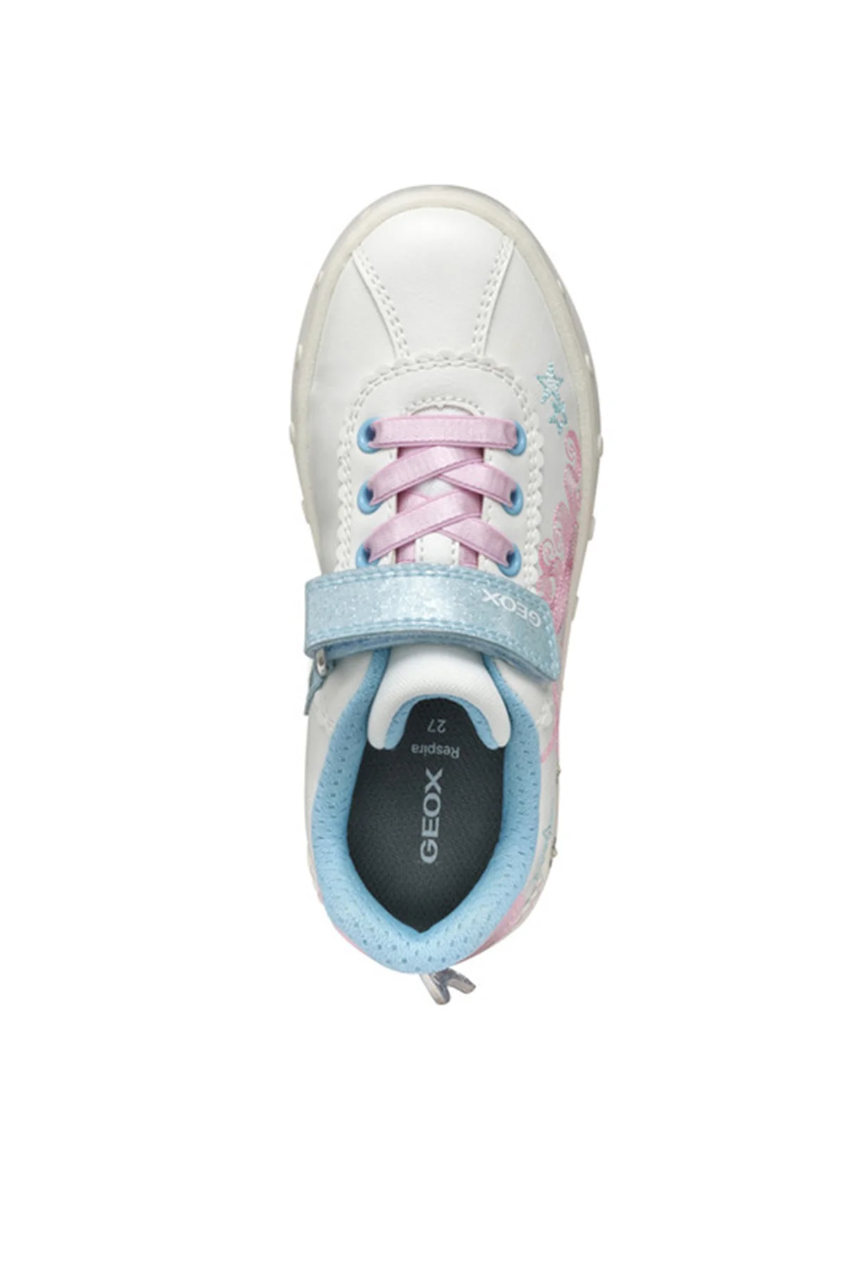 Geox Kız Çocuk Beyaz Skylin Desenli Sneaker - Image 6