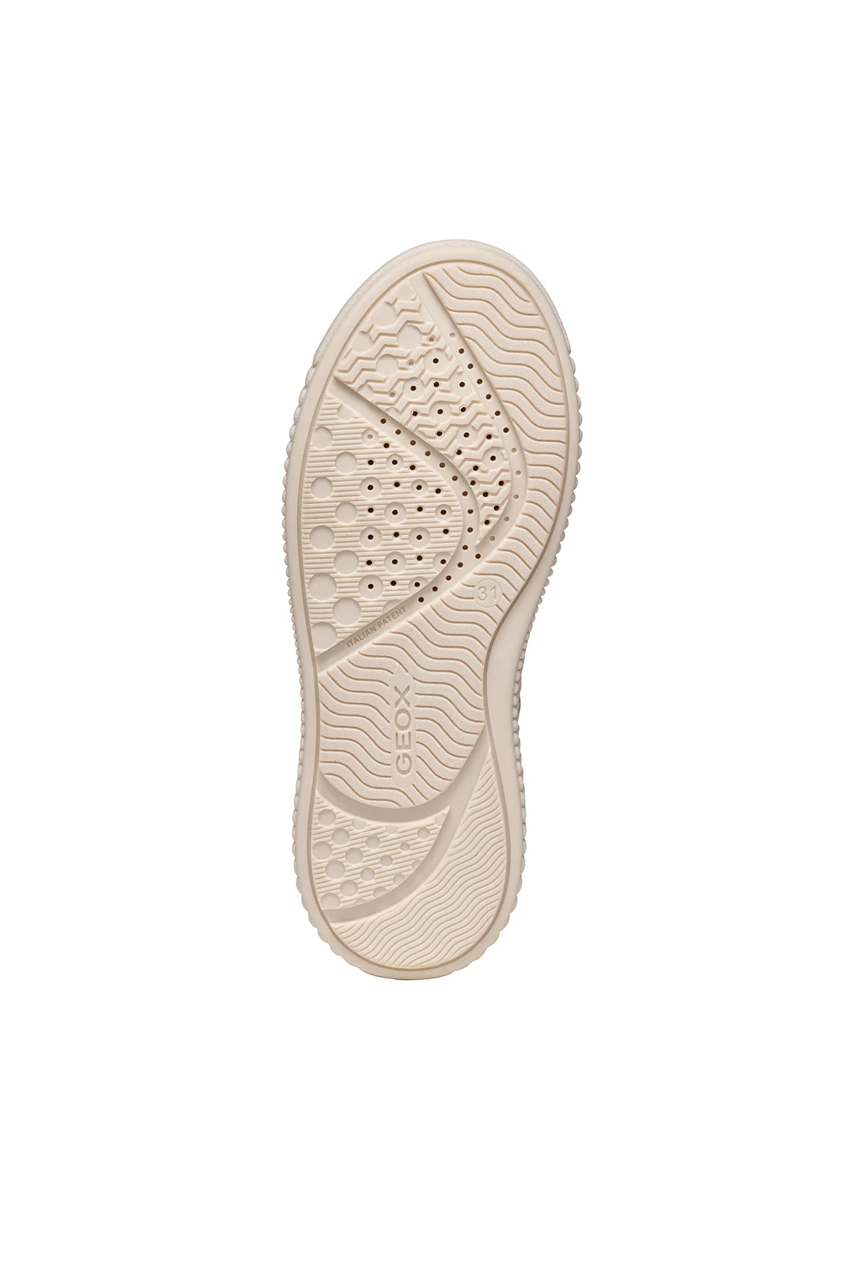 Geox Kız Çocuk Gri Laquinny Bağcıklı Kumaş Bilekli Sneaker - Image 6